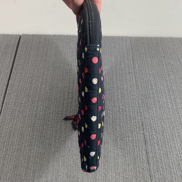 Vera Bradley Lighten up Laptop Tablet Sleeve Large Retired Havana Dots Quilted - Picture 10 of 17